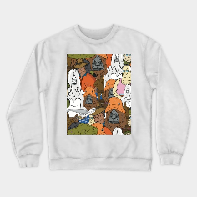 Sassy the Sasquatch and friends Crewneck Sweatshirt by SturgesC